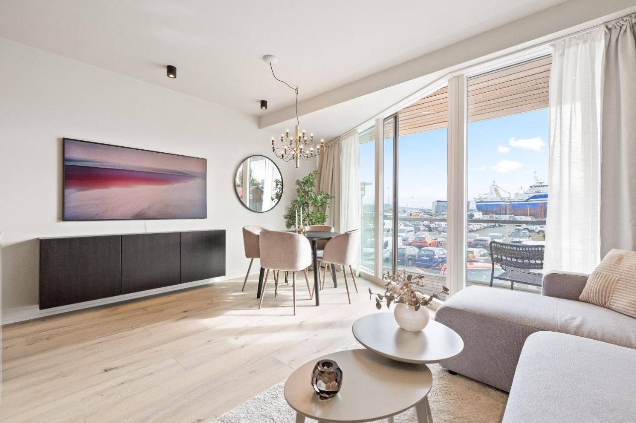 Brand New Downtown Harbor Apartment เรคยาวิก ภายนอก รูปภาพ